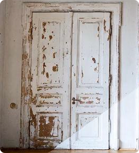 Door before restoration