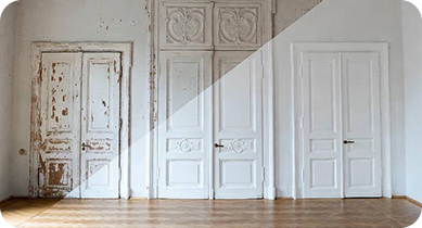 Repair of cracks, chips and timber damage